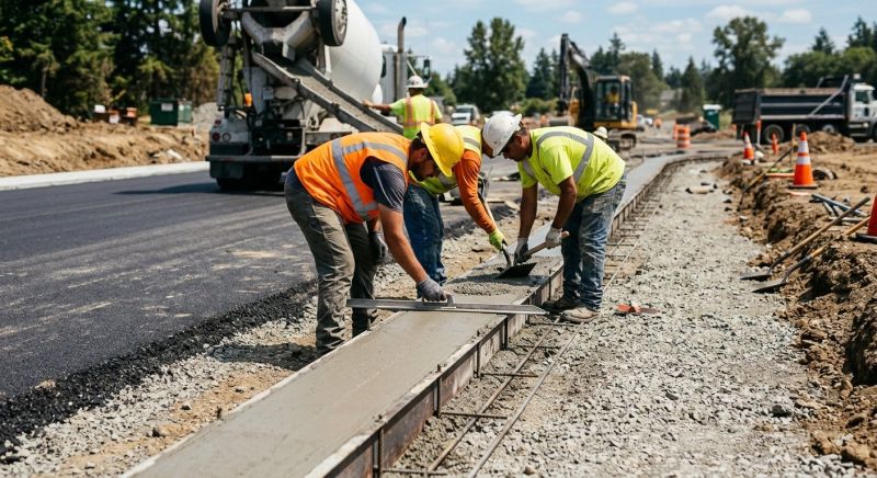Concrete Curbing Installation in Citrus County, FL