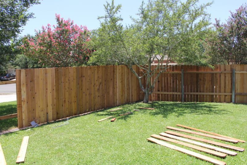 Finished Fence Repair