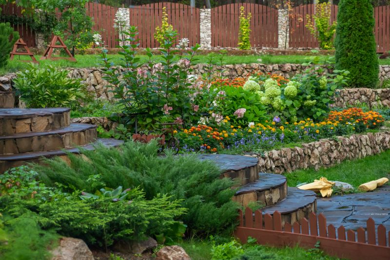 Restored Landscaping Features